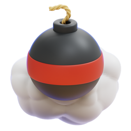 Bomba de humo  3D Icon