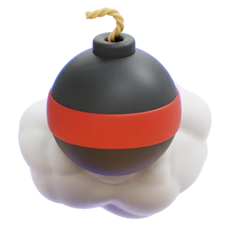 Bomba de humo  3D Icon