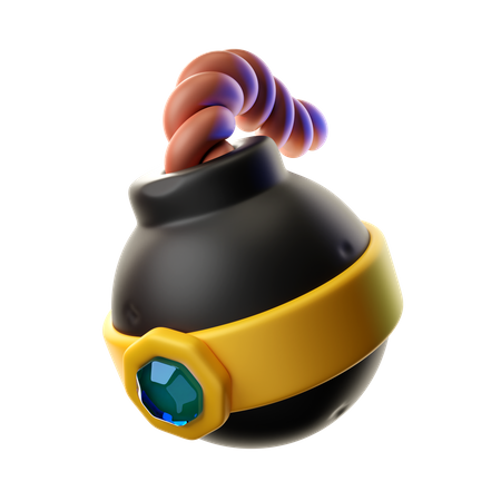 Bomba de jogo  3D Illustration