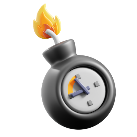 Bomba de tiempo  3D Icon