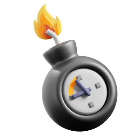 Bomba de tiempo  3D Icon