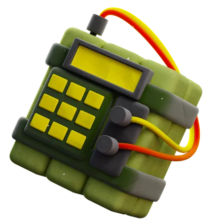 Bomba de tiempo  3D Icon