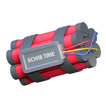 Bomba de tiempo  3D Icon