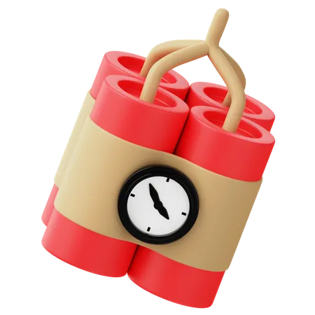 Bomba de tiempo  3D Icon