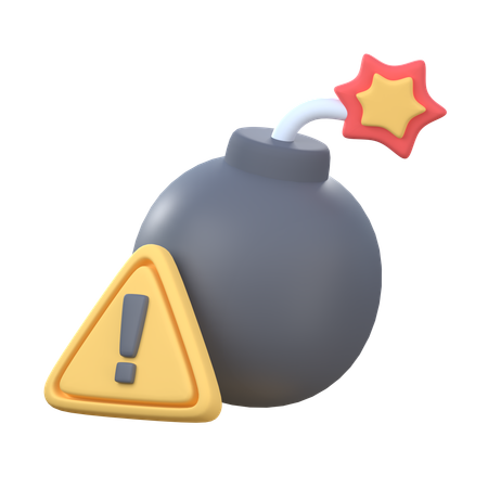 Bomba de deuda  3D Icon