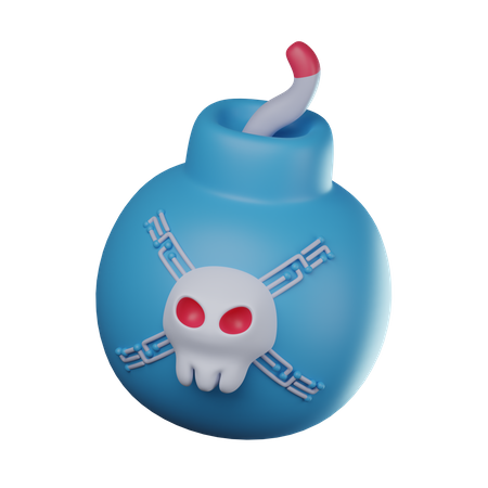 Bomba de malware  3D Icon