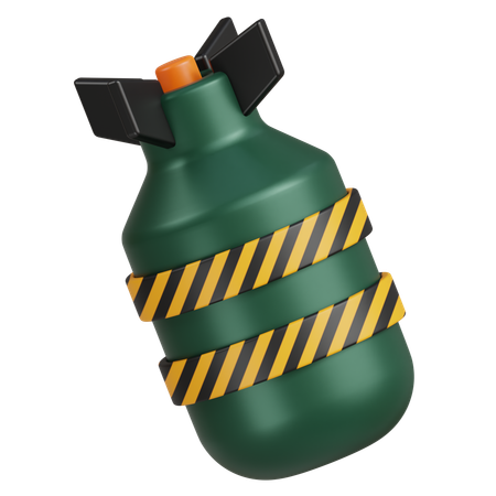 Bomba nuclear  3D Icon