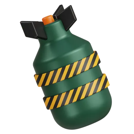 Bomba nuclear  3D Icon