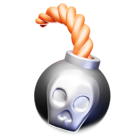 Bomba pirata  3D Icon