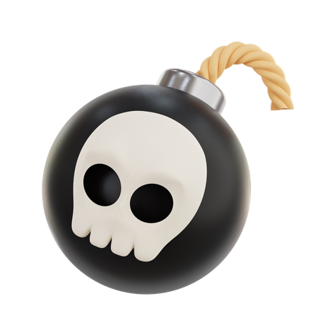Bomba pirata  3D Icon