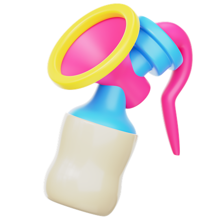 Bomba tira leite  3D Icon