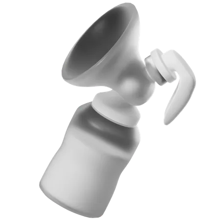 Bomba tira leite  3D Icon