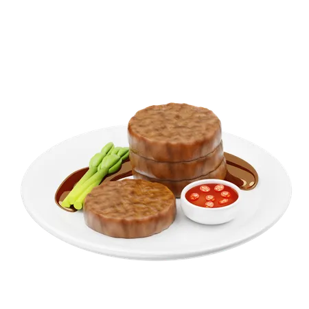 Bombay Potato Fishcakes  3D Icon