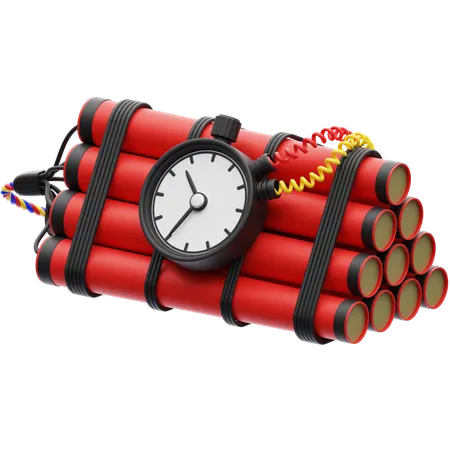 Bombe à retardement  3D Icon