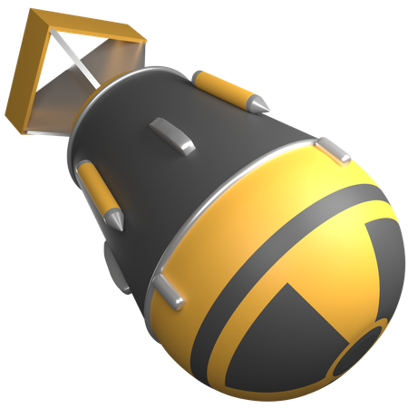 Bombe atomique  3D Icon