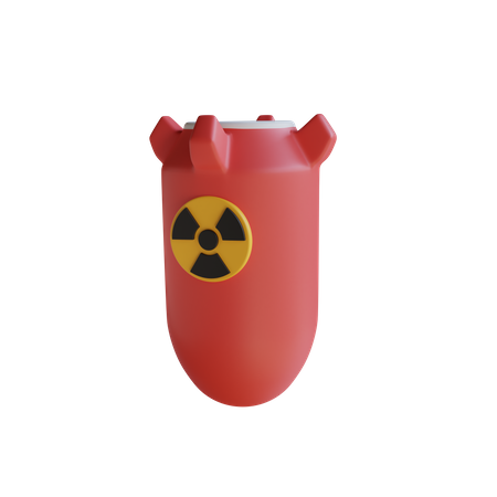 Bombe nucléaire  3D Icon