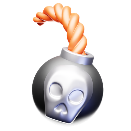 Bombe pirate  3D Icon