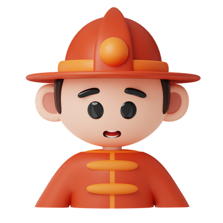 Bombeiro  3D Icon