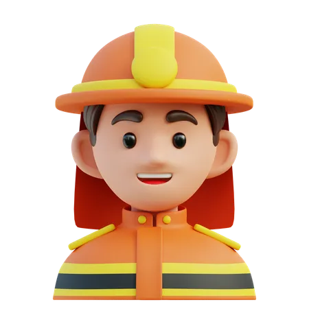 Bombeiro  3D Icon