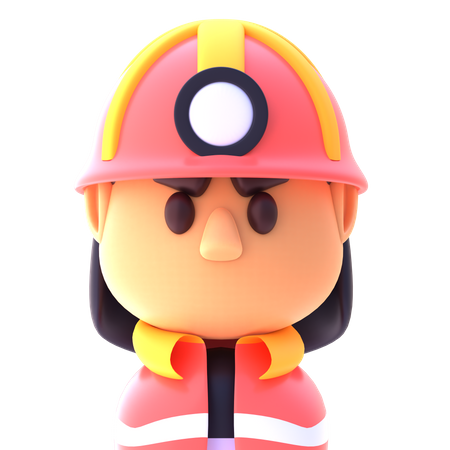 Bombeiro  3D Icon