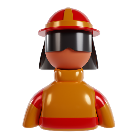 Bombeiro  3D Icon