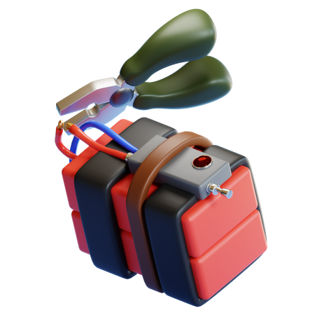Bombendiffusor  3D Icon