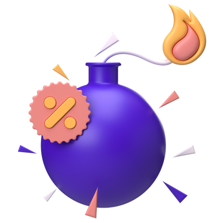 Bombenverkauf  3D Icon