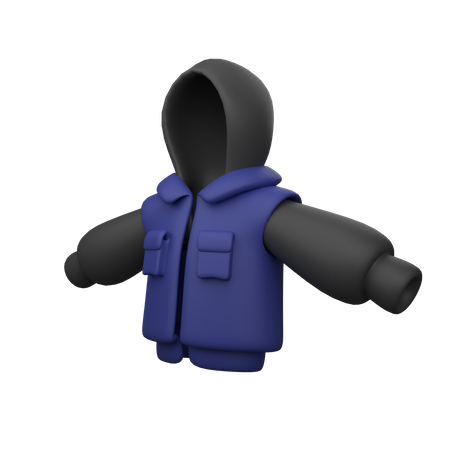 Bomber Hoodie 3D Icon