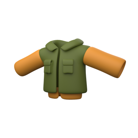 Bomber Jacket 3D Icon