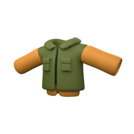 Bomber Jacket 3D Icon