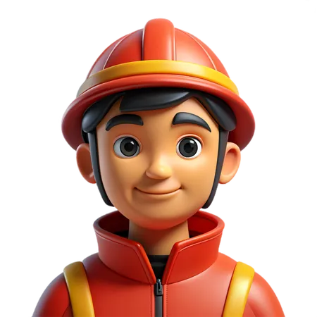 Bombero  3D Icon