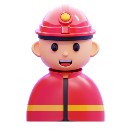 Bombero  3D Icon