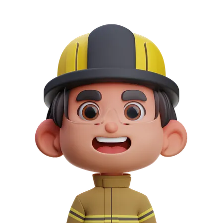 Bombero  3D Icon