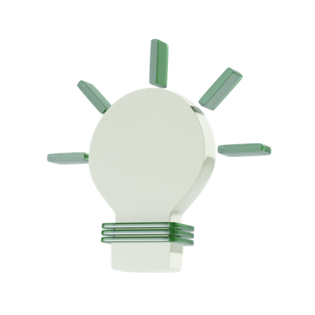 Bombilla  3D Icon