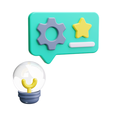 Bombilla  3D Icon