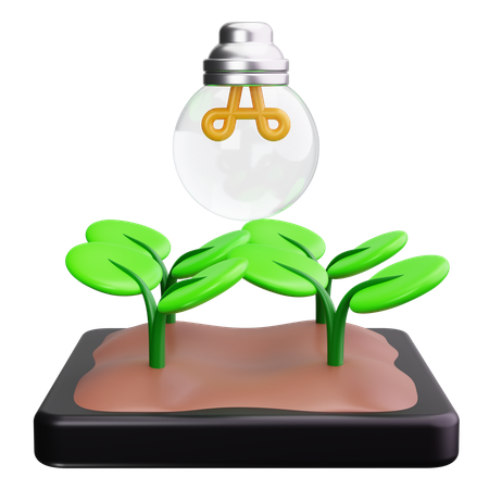 Bombilla  3D Icon