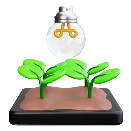 Bombilla  3D Icon