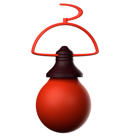 Bombilla de emergencia  3D Icon