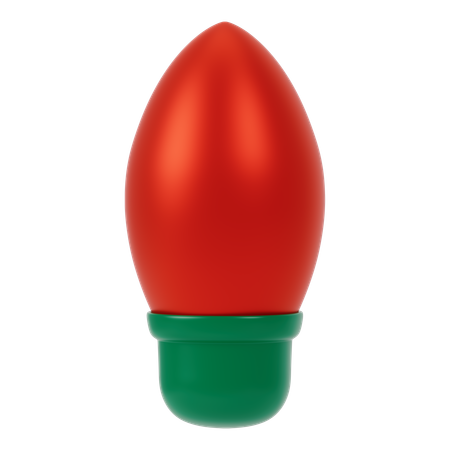 Bombilla de navidad  3D Icon