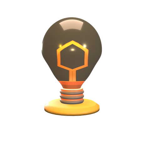 Bombilla industrial  3D Icon