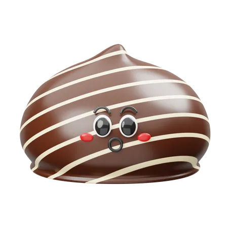 Doce de chocolate  3D Icon