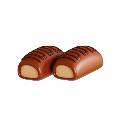 Doce de chocolate  3D Icon