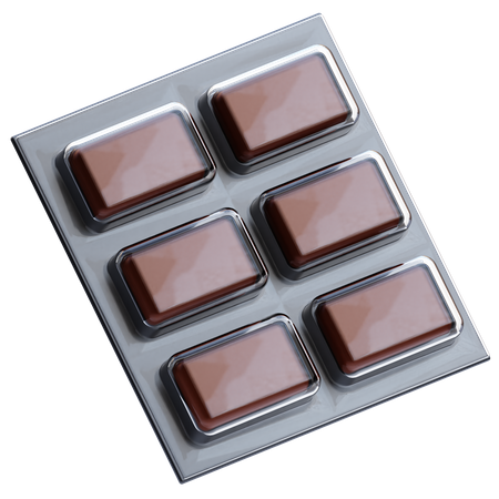 Doce de chocolate  3D Icon