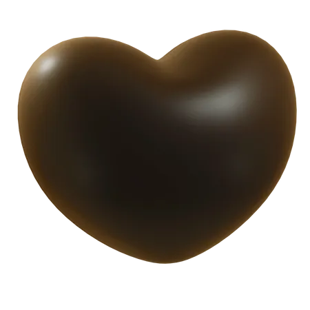 Coeur bombé  3D Icon