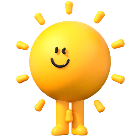 Bon soleil  3D Icon