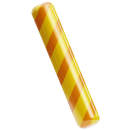 Un baton de bonbon  3D Icon