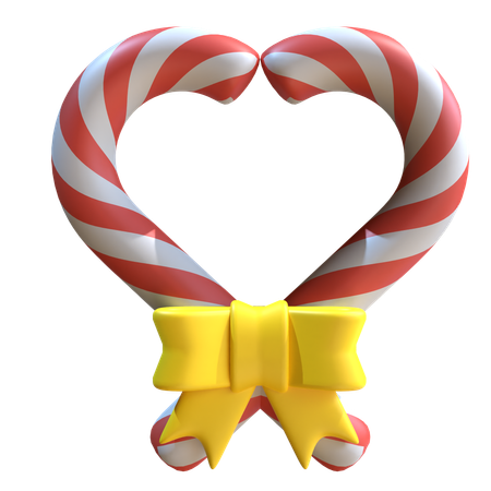 Amour de bâton de bonbon  3D Icon