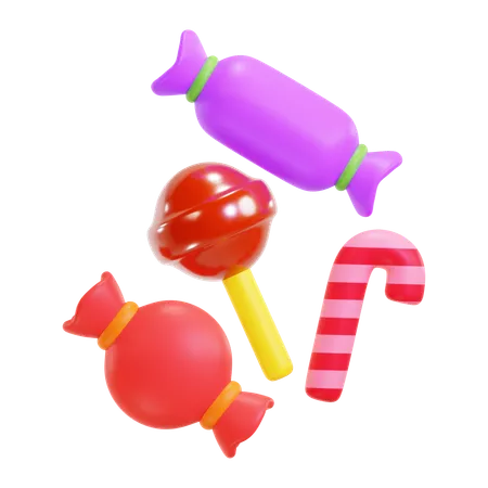 Bonbons  3D Icon