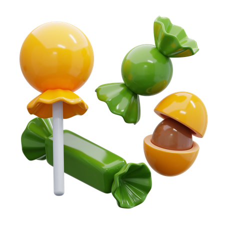 Bonbons  3D Icon