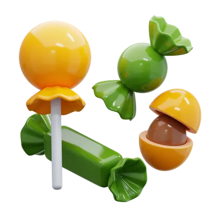 Bonbons  3D Icon